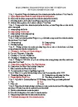 Bài tập trắc nghiệm Lịch sử 12 - Bài 12 Phong trào dân tộc dân chủ ở Việt Nam từ năm 1919 đến năm 1925